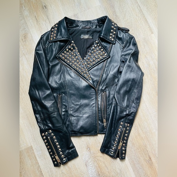 Natural leather jacket.  In great condition. - Picture 3 of 4